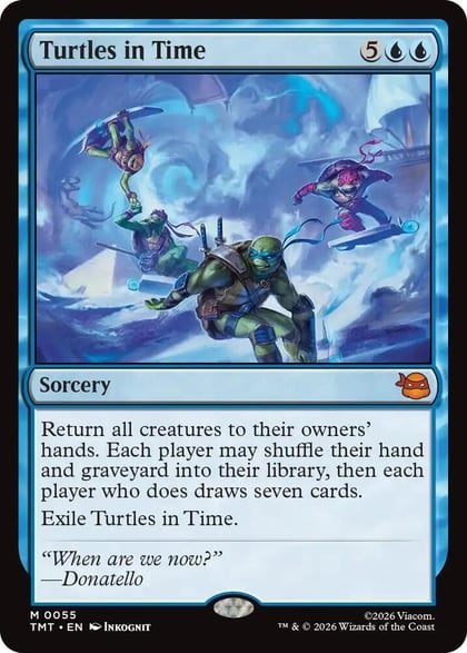 Turtles in Time, Teenage Mutant Ninja Turtles 55