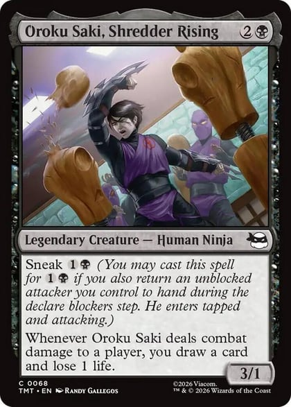 Oroku Saki, Shredder Rising, Teenage Mutant Ninja Turtles 68