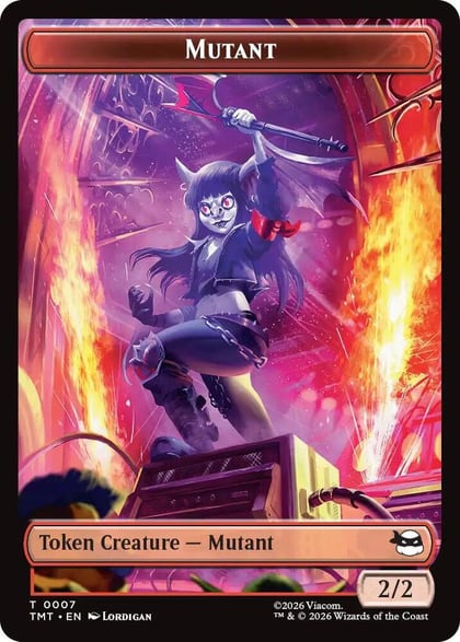 Mutant // Mutagen Double-Sided Token, Teenage Mutant Ninja Turtles 7 // 9