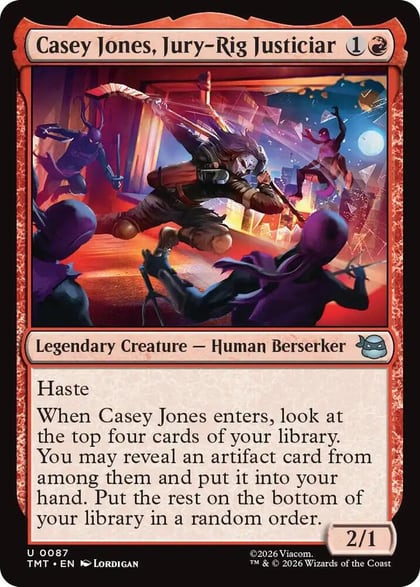 Casey Jones, Jury-Rig Justiciar, Teenage Mutant Ninja Turtles 87