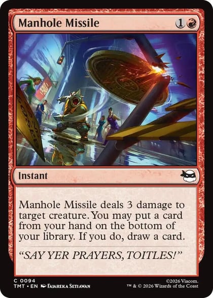 Manhole Missile, Teenage Mutant Ninja Turtles 94