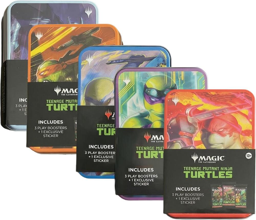 Teenage Mutant Ninja Turtles - Tin [Set of 5], Teenage Mutant Ninja Turtles P684674