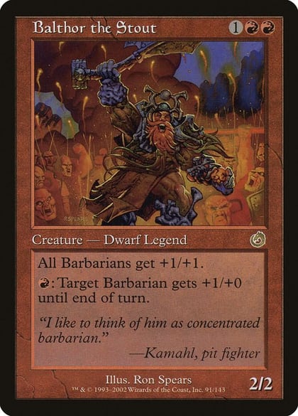 Balthor the Stout, Torment 91