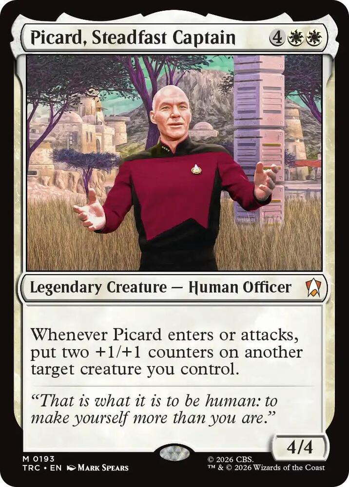 Picard, Steadfast Captain, Commander: Star Trek 193