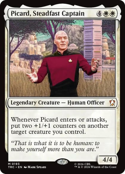 Picard, Steadfast Captain, Commander: Star Trek 193