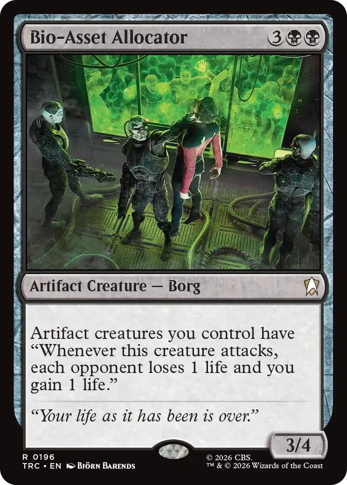 Bio-Asset Allocator, Commander: Star Trek 196