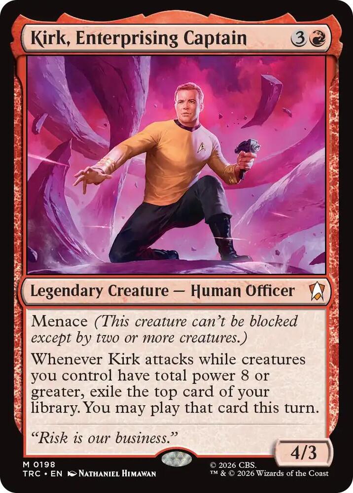 Kirk, Enterprising Captain, Commander: Star Trek 198