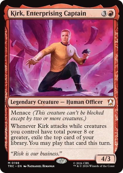 Kirk, Enterprising Captain, Commander: Star Trek 198