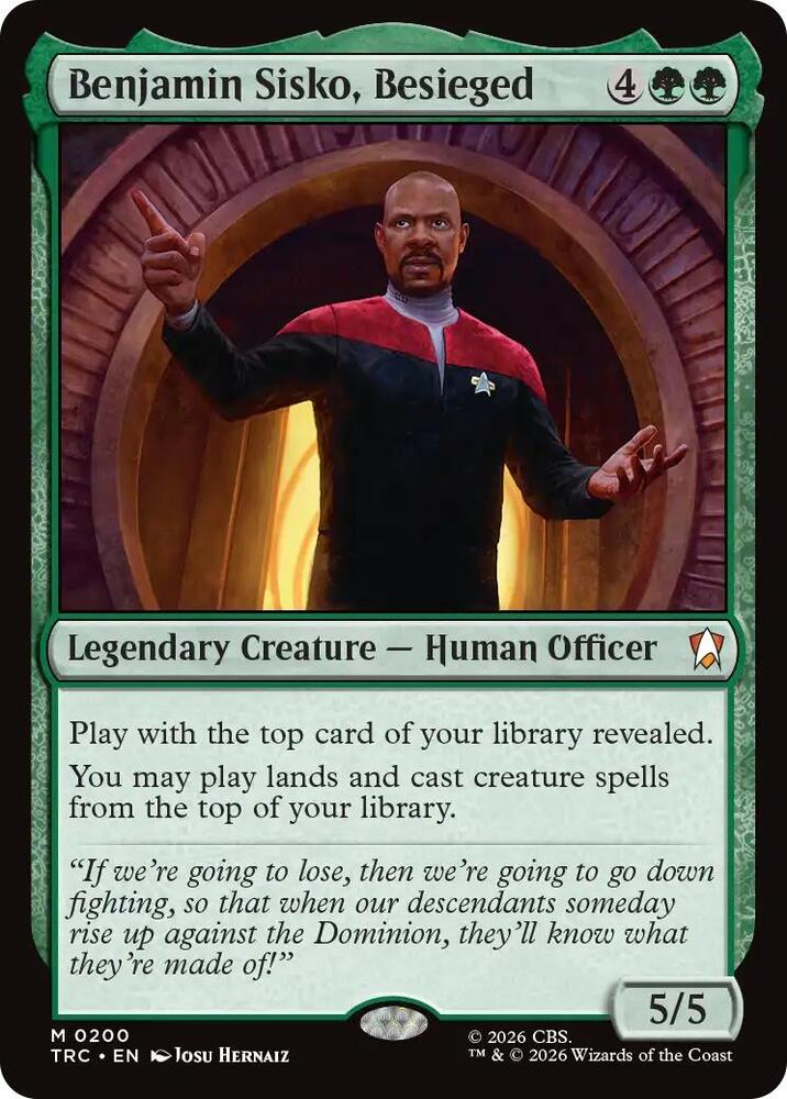 Benjamin Sisko, Besieged, Commander: Star Trek 200