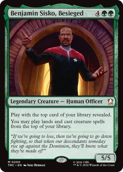 Benjamin Sisko, Besieged, Commander: Star Trek 200