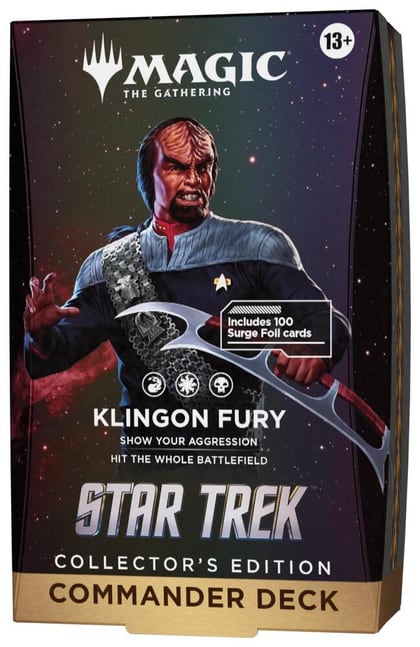 Star Trek Commander Deck - Klingon Fury (Collector's Edition), Commander: Star Trek P706174
