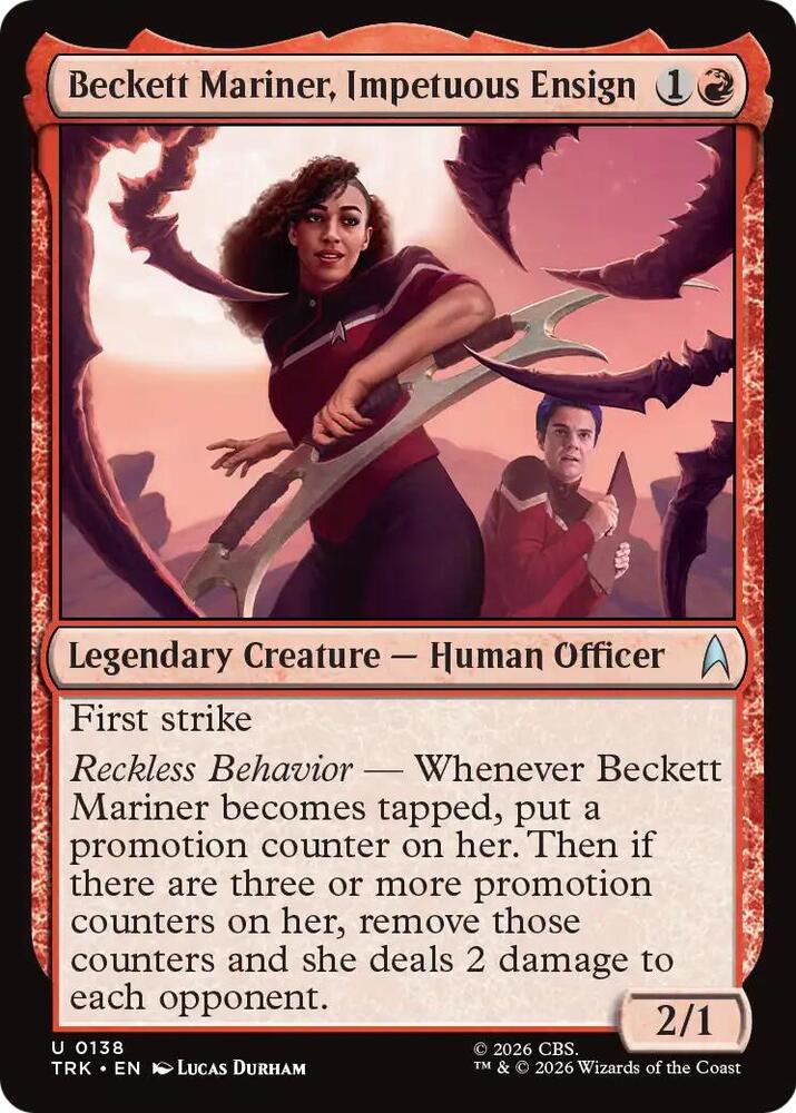 Beckett Mariner, Impetuous Ensign, Star Trek 138