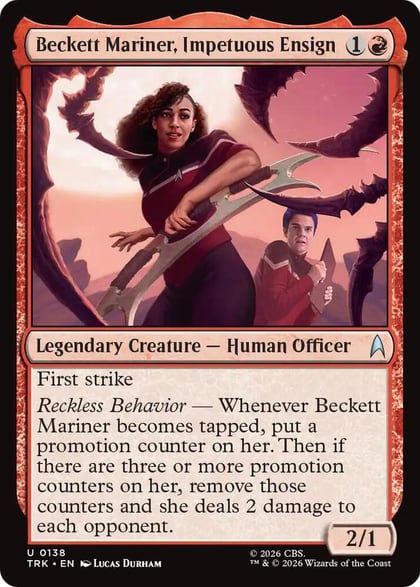 Beckett Mariner, Impetuous Ensign, Star Trek 138