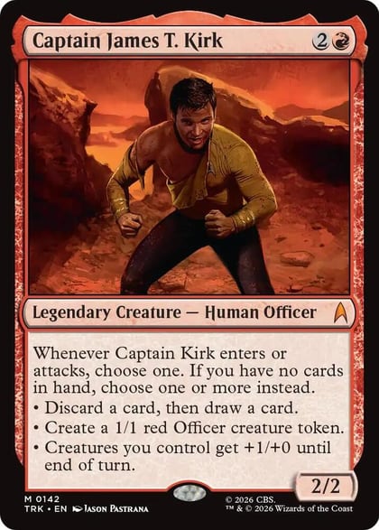 Captain James T. Kirk, Star Trek 142