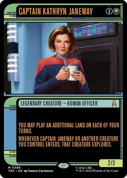 Captain Kathryn Janeway (Showcase), Star Trek 386