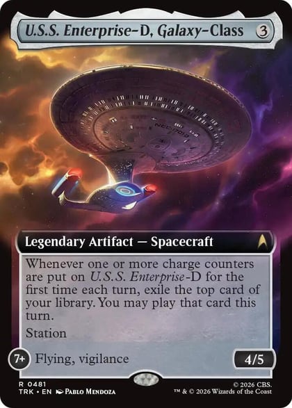 U.S.S. Enterprise-D, Galaxy-Class (Extended Art), Star Trek 481