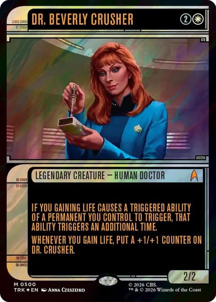 Dr. Beverly Crusher (Showcase) (Surge Foil), Star Trek 500