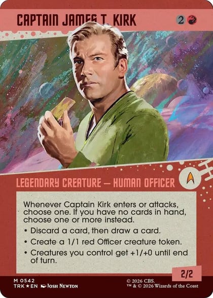 Captain James T. Kirk (Showcase) (Surge Foil), Star Trek 542