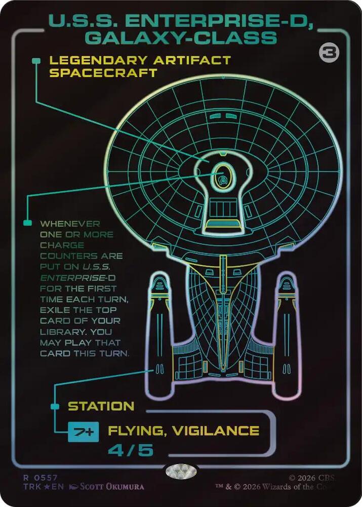 U.S.S. Enterprise-D, Galaxy-Class (Showcase), Star Trek 557