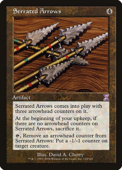 Serrated Arrows, Timeshifted 114
