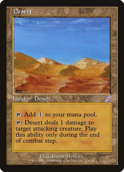 Desert, Timeshifted 118