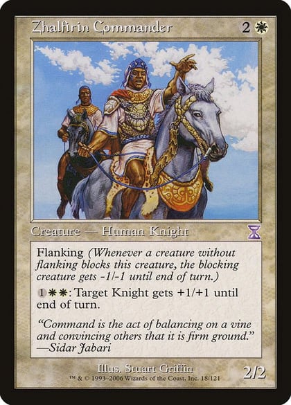 Zhalfirin Commander, Timeshifted 18
