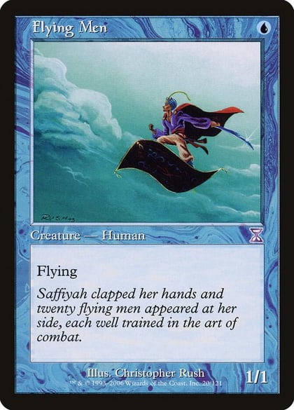 Flying Men, Timeshifted 20
