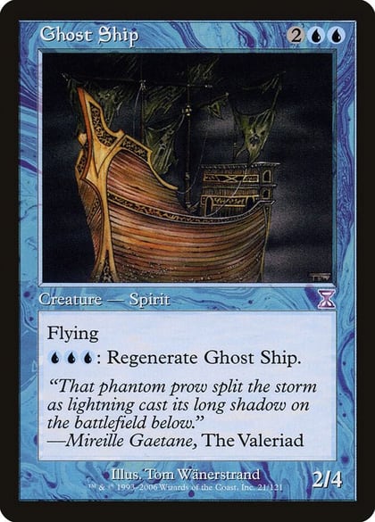 Ghost Ship, Timeshifted 21