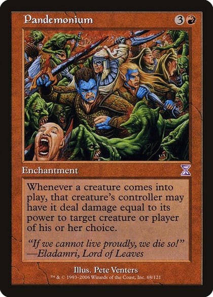 Pandemonium, Timeshifted 68