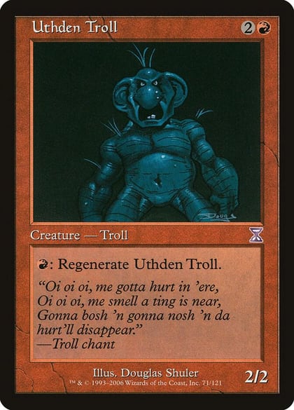 Uthden Troll, Timeshifted 71