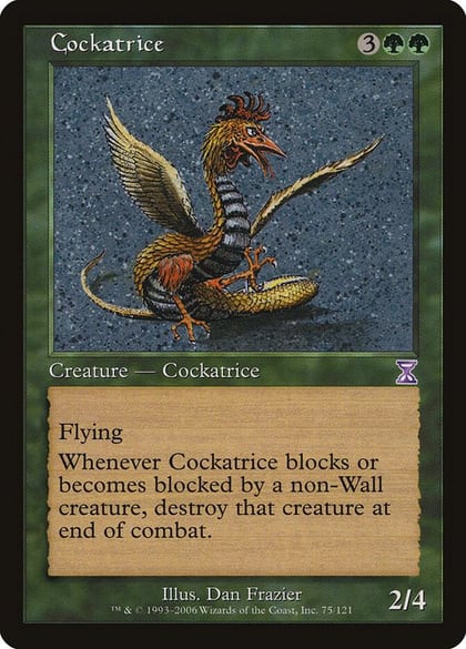 Cockatrice, Timeshifted 75