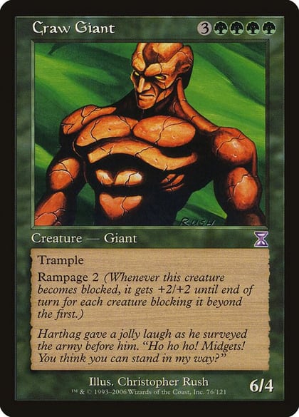 Craw Giant, Timeshifted 76
