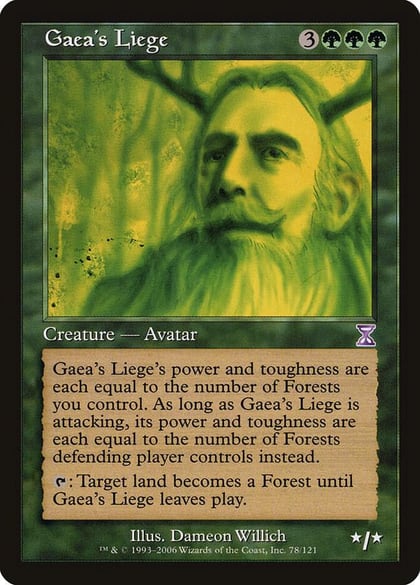 Gaea's Liege, Timeshifted 78
