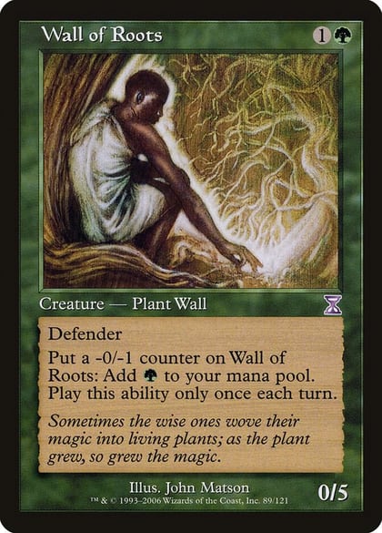 Wall of Roots, Timeshifted 89