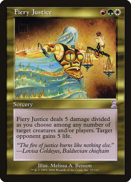 Fiery Justice, Timeshifted 92