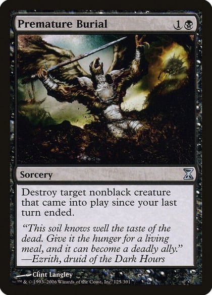 Premature Burial, Time Spiral 125