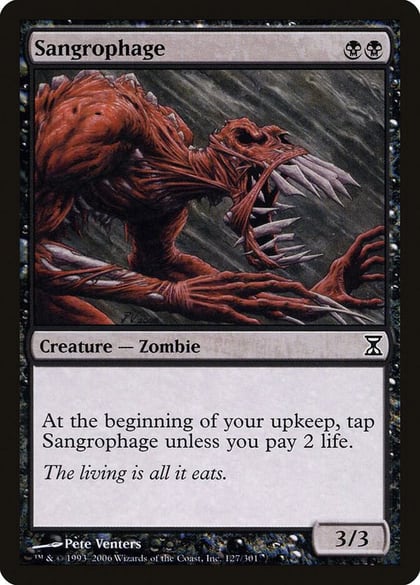 Sangrophage, Time Spiral 127