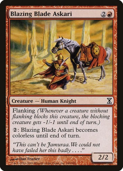 Blazing Blade Askari, Time Spiral 146