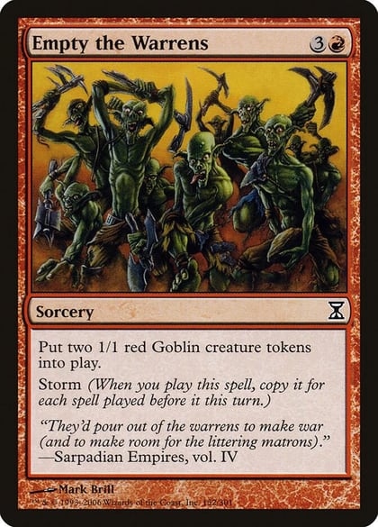 Empty the Warrens, Time Spiral 152