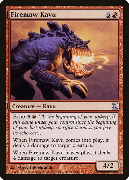 Firemaw Kavu, Time Spiral 153
