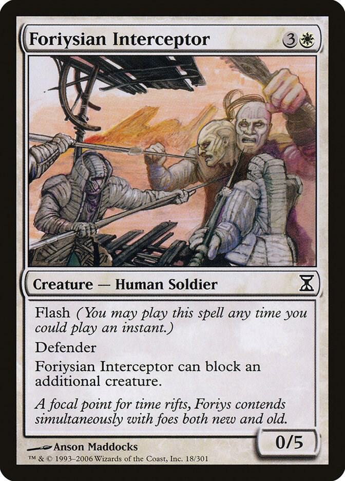 Foriysian Interceptor, Time Spiral 18