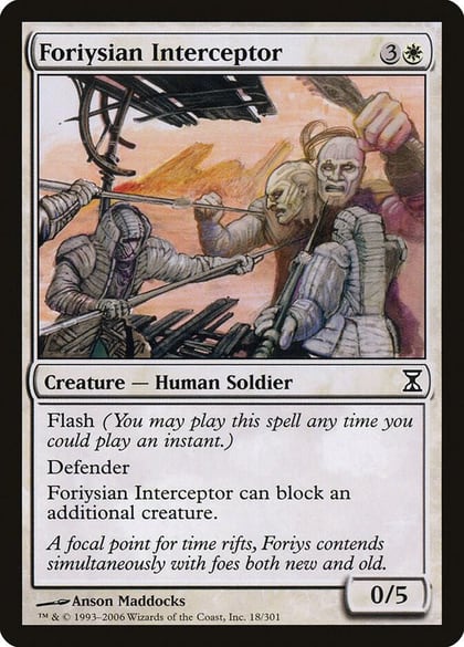 Foriysian Interceptor, Time Spiral 18