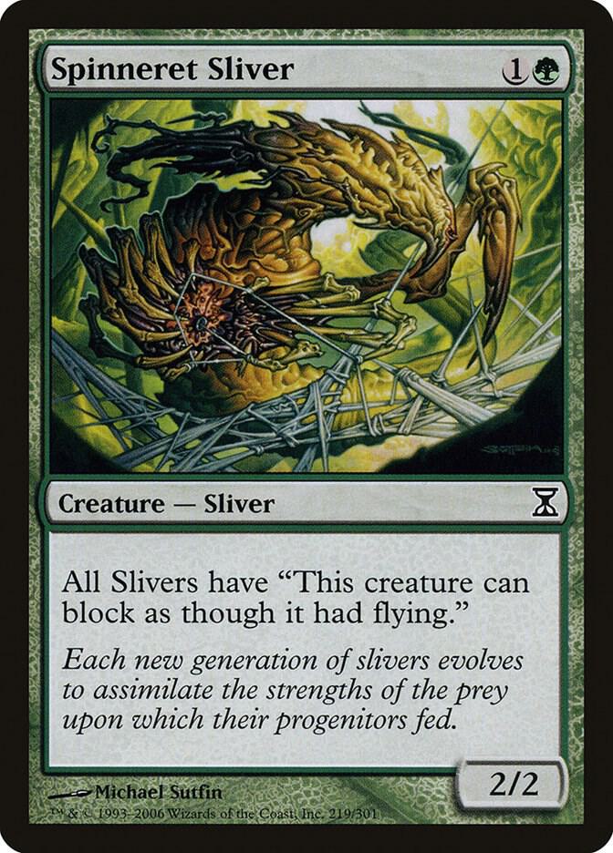 Spinneret Sliver, Time Spiral 219