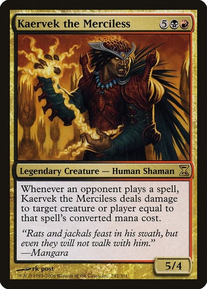 Kaervek the Merciless, Time Spiral 242