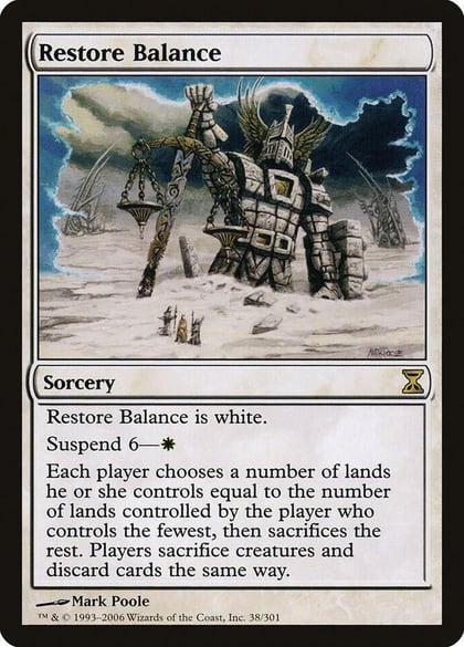 Restore Balance, Time Spiral 38
