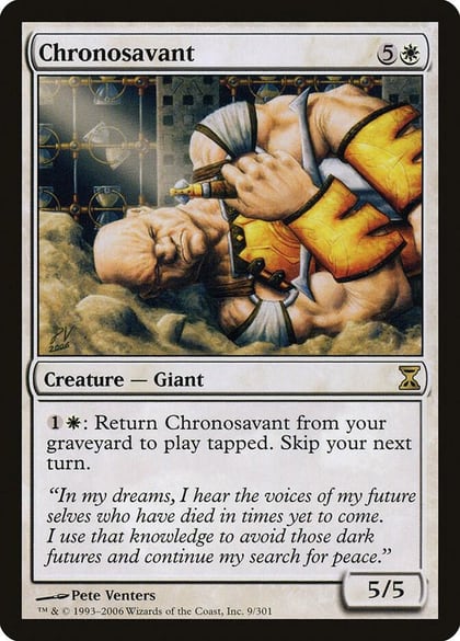 Chronosavant, Time Spiral 9