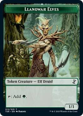 Llanowar Elves Token, Time Spiral: Remastered 12