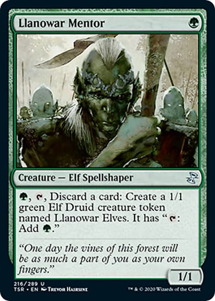 Llanowar Mentor, Time Spiral: Remastered 216