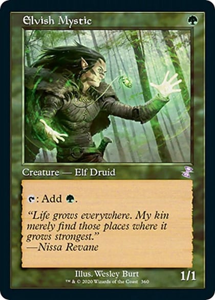 Elvish Mystic, Time Spiral: Remastered 360