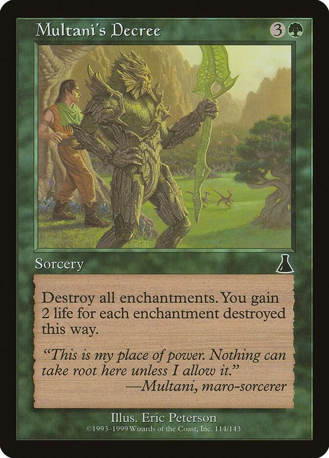 Multani's Decree, Urza's Destiny 114